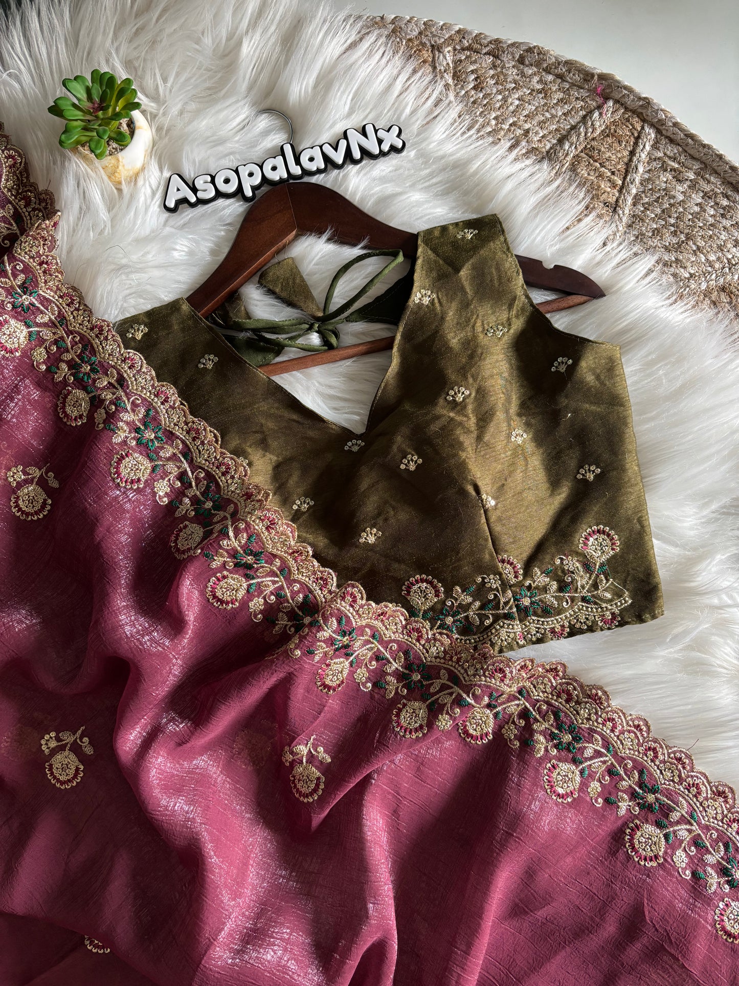 Soft Crunchy crush saree