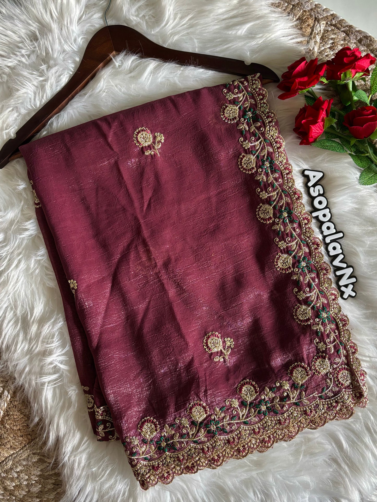 Soft Crunchy crush saree