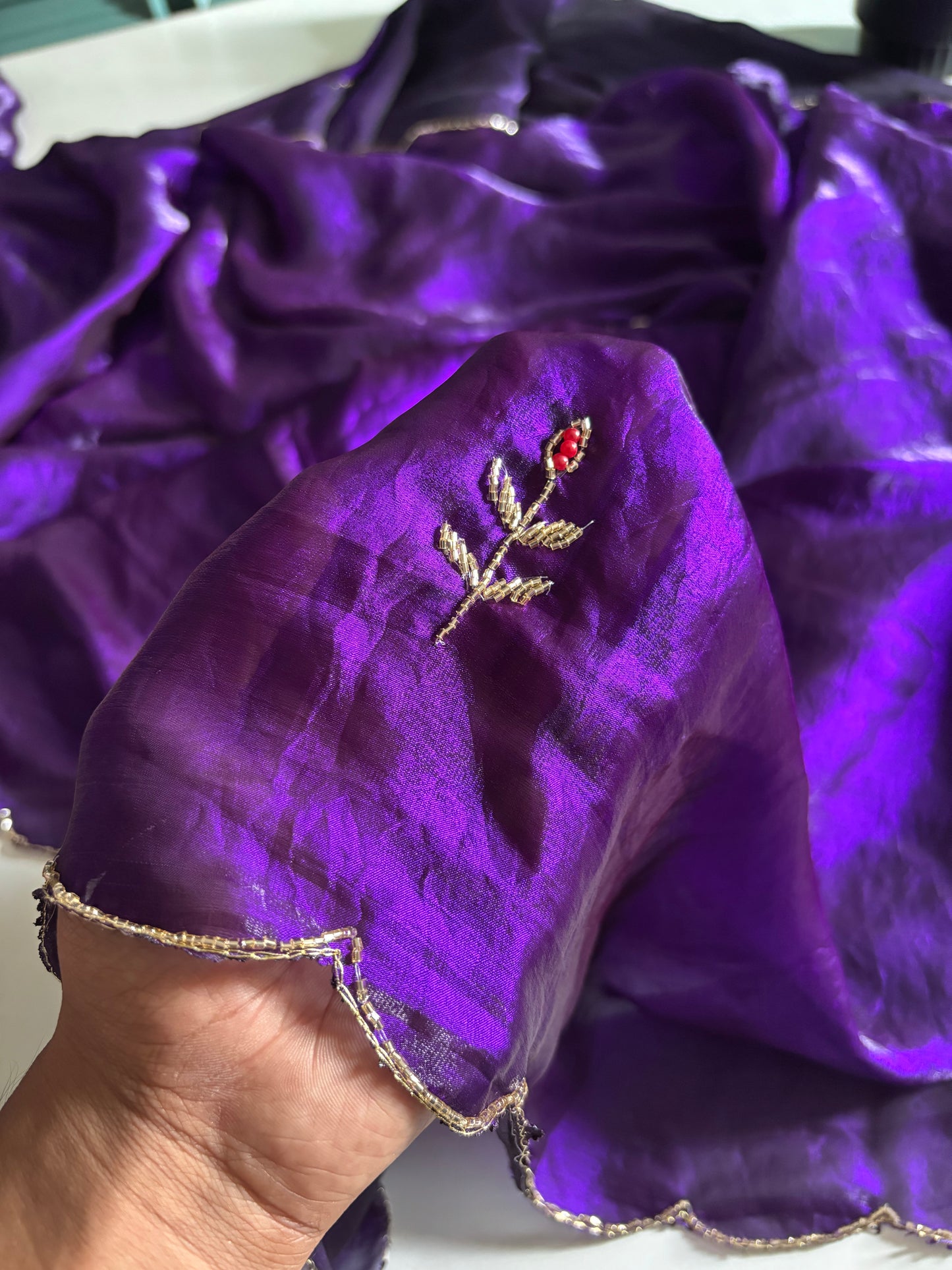Fendi satin silk