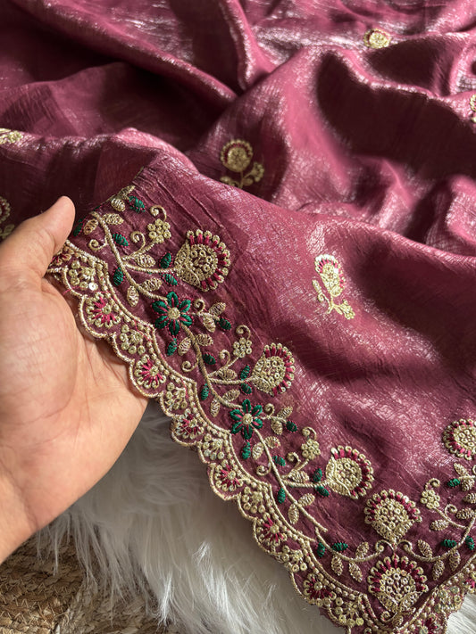 Soft Crunchy crush saree