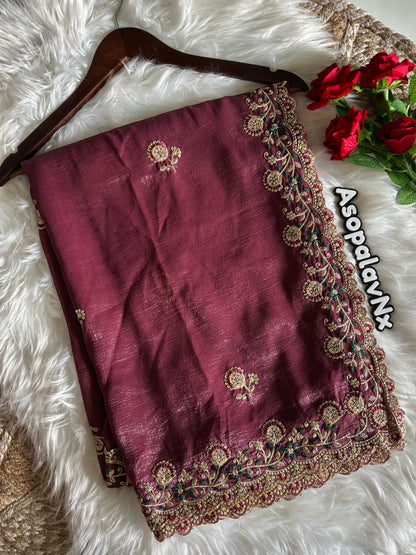 Soft Crunchy crush saree