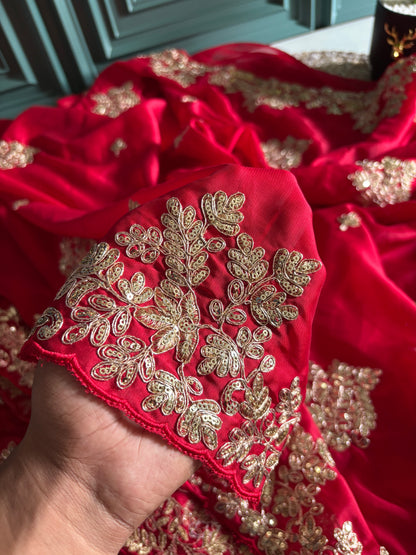 Rangoli silk saree