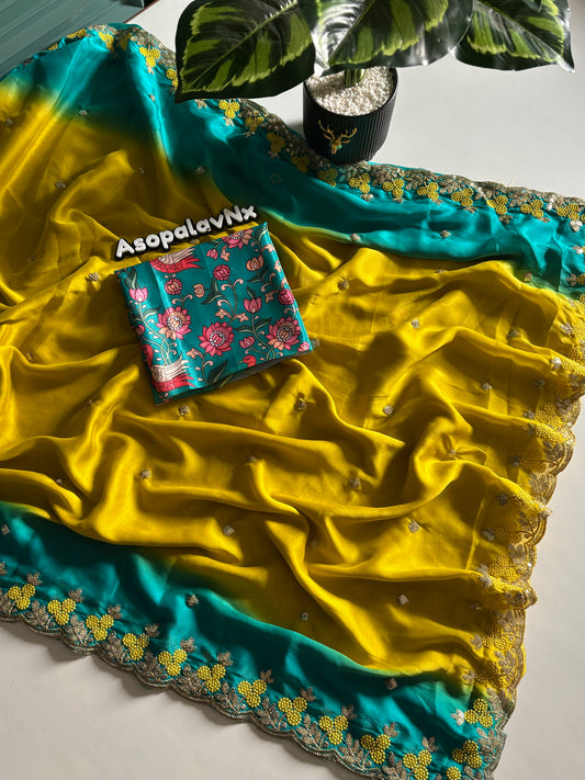 Rangoli Chiffon Saree